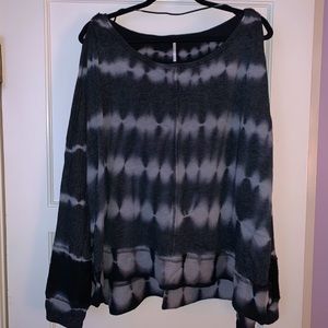 Free People Tye-dye Pullover Sweater